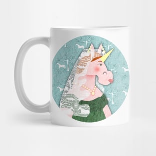 Unicorn Queen Victoria Mug